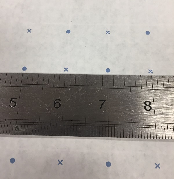 Sewing Pattern Paper Spot Dot Cross for Marking Designs - 10m